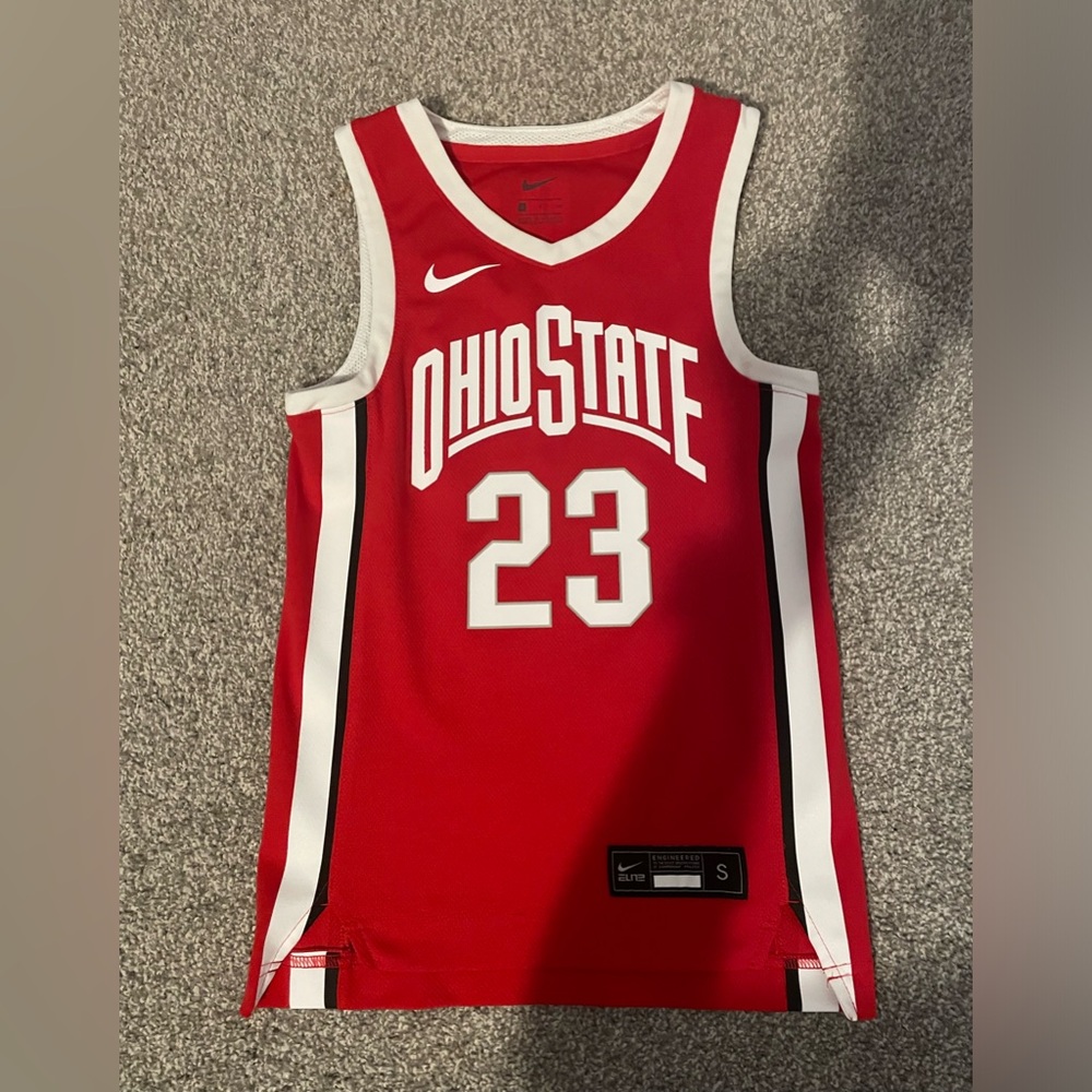 Nike Lebron James Ohio State basketball jersey boys size small